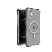 Clear Phone Case - iPhone 15 MyScreen Explorer Hero MagSafe ShockProof Case - Black