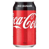 Coke No Sugar - 375ml