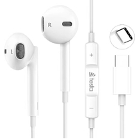 Earbud Headphones - Mic & Remote, USB C