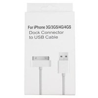  Iphone 4 to USB - 1.2m, Charge & Sync, 30 Pin