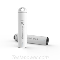 X1 TestapowerBank - 2600mAh, Pre Charged & Rechargeable Ready to Use