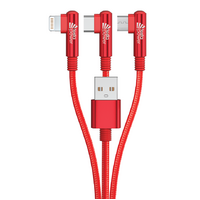 USB-A to Universal -  Right Angle, 35cm, Fast Charge, 2 Amp, Charge Cable