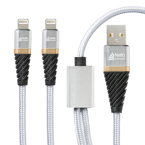 Dual Lightning to USB - 1m, 2.4A, Charge Cable